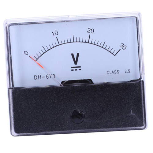 10X DH-670 Accuracy  30V Analog Panel Meter Voltmeter 1