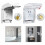 Waterproof Electrical Outlet Box with Lock 1 Pack 4
