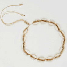 (White) Shell Choker & Bracelet Set for Women