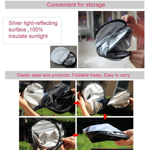 6PCS Car Side Rear Window Sun Shade Mesh Cover Windshield Sunshade Visor Durable 1