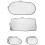 6PCS Car Side Rear Window Sun Shade Mesh Cover Windshield Sunshade Visor Durable 3