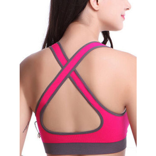DODOING Γυναικείο Μαλακό Αθλητικό Σουτιέν Activewear Σουτιέν Yaga Αφαιρούμενη Ενισχυμένη 2