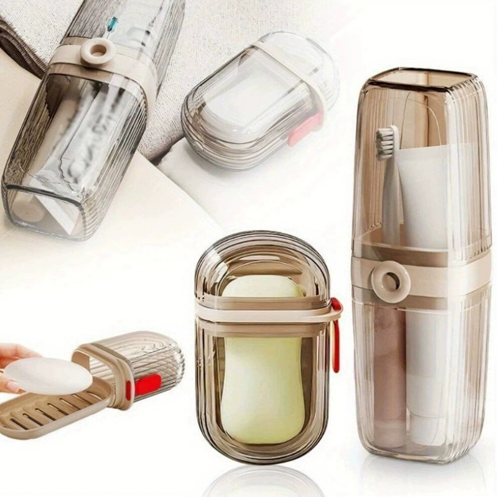 Roc-Electron (Travel Set Of 2) Travel Soap Case, Waterproof & Leak-Proof Holder