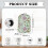 Spill-Proof Polyester Dust Cover with Proof Stain for Home Kitchen 6