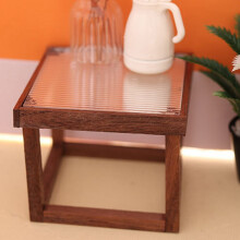 1:12 Dollhouse Miniatur Coffee Table End Table Tea Table Cake Dessert Furniture Kitchen Model Life Scene Toy 59X55X48MM