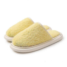 (38 39,yellow)Women's Slippers Warm House Slippers For Women Comfy Winter Slippers Indoor Outdoor 1pair