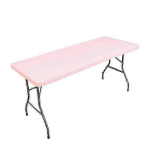 (243x76cm, white) Premium Folding Picnic Tablecloth Protector For Outdoor Rectangle Tables and Picnics