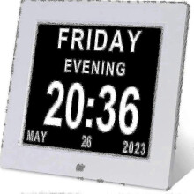 Dementia Clock Alzheimers Clock Large Digital Calendar Clock for Seniors,clock with Day And Date F
