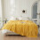 Wool Sofa Blanket Thick Warm Winter Blanket Yellow Green 8