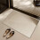 Beige Striped Entryway Rug 24x16in Polyester 4