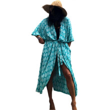 (Mint Green)Beach Cover Ups For Swimwear Loose Beach Sundress Bikini Cover Dressfor Beach Pool Sunscreen Top