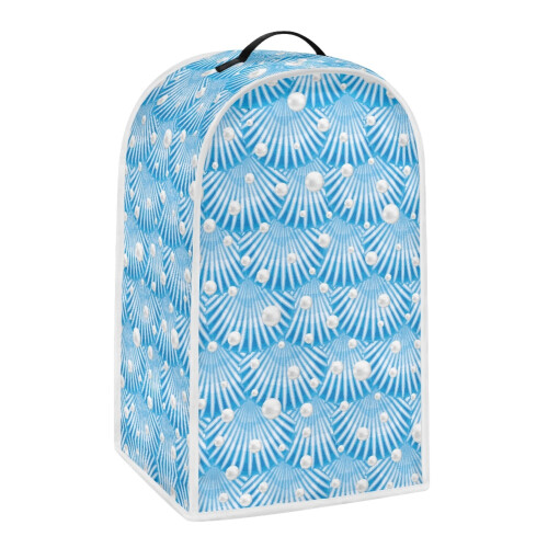 Shells Pearls Food Processor Cover for Home Kitchen Indoor Foldable 1