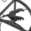 Chicken Feed Dispenser Stand Outdoor Black 5