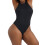 Women's Racerback Sleeveless Bodysuit Top Solid High-Neck 6