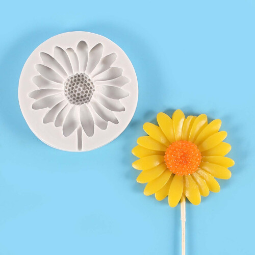 (L) Silicone Chrysanthemum Mold for Candle Making