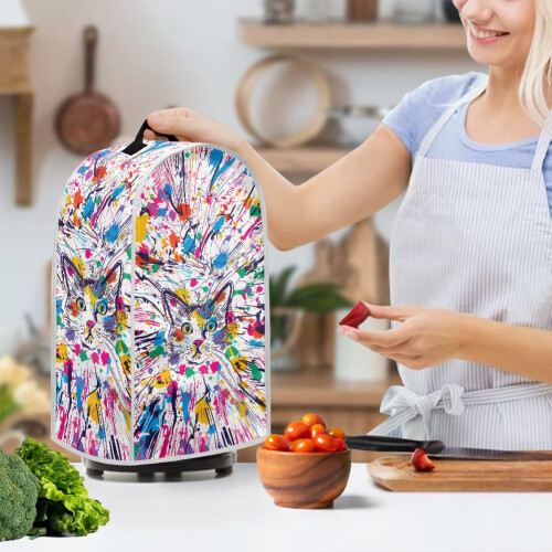1Set Cat Kitchen Blender Dust Covers Washable for Women Kitchen Home 2