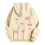 Sweat à capuche oversize pour femme avec imprimé graphique 3