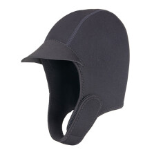 (Black, One Size) Scuba Dive Adjustable Beanie Hat for Water Sports