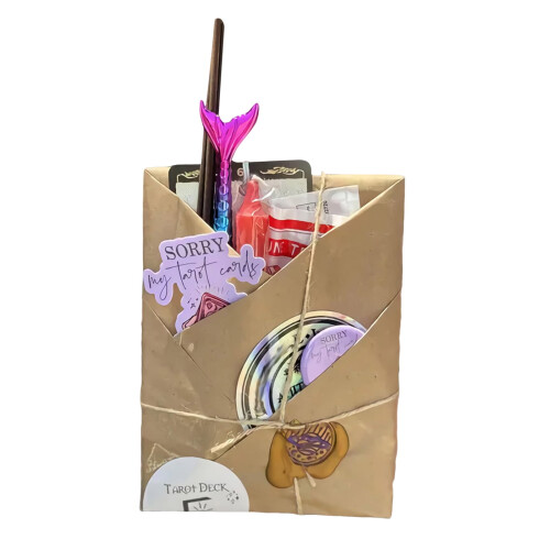 Blind Date Tarot & Oracle Deck Bundle (2/1 Sets) with Crystals, Stickers, Bookmarks – Mystical Divination Gift Set in Box 2