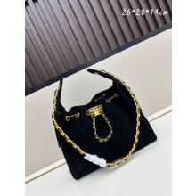 CHANEL 25 Bag | Waxed Leather Hobo Shoulder Crossbody 9668