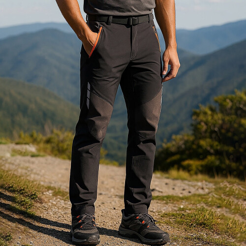 Men's Thermal Base Layer Pants Fleece-Lined Warm Slim Fit 1