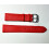 Watch Band Strap PU Leather Adjustable 22mm Red 2