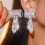 Boho Bridal Bow Earrings Rhinestone Silver 1 Pair 4