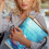 Polyester book sleeve with whale coral pattern and zipper 7
