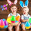 Easter Eggs Plastic 6 Inch 18 Pack 6 Colors 3