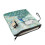 Peacock Book Protector Book Sleeve for Lightweight Protector Wrap Bag Polyester Fabric with Decorative Design and Zipper 3