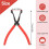 Drum Brake Hold Down Spring Pliers, Drum Brake Spring Tool Universal Fit Remover Tool Integral  Design 9