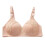 Women's Wireless Plus Size Lace Bra Full Coverage Unlined Minimizer Comfort Cotton Bra With Adjustable Shoulder Straps 4
