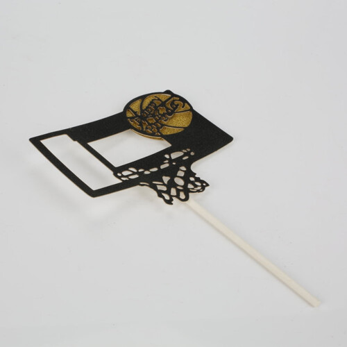 Basketball Cake Topper Paper Decoration Set 6 pcs 2