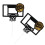 Basketball Cake Topper Paper Decoration Set 6 pcs 5