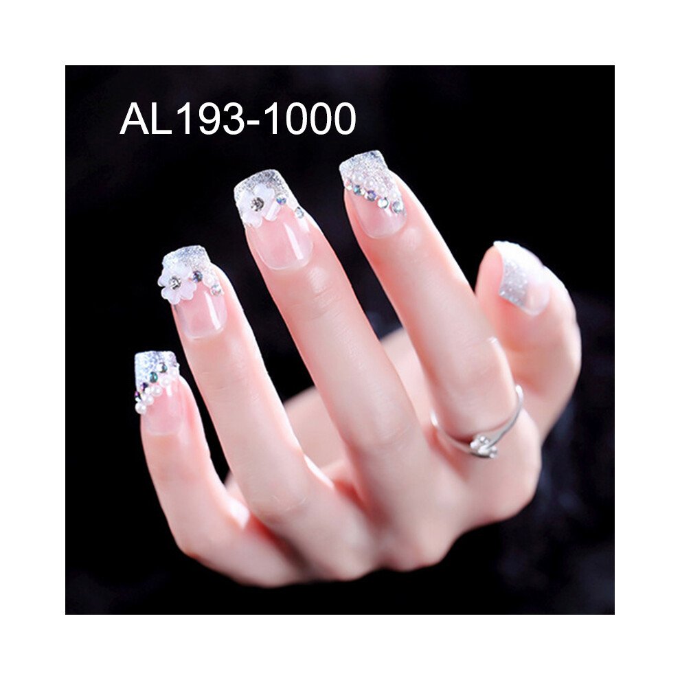 Roc-Electron (Al193-1000) 24Pcs Acrylic French Nails For Wedding Party