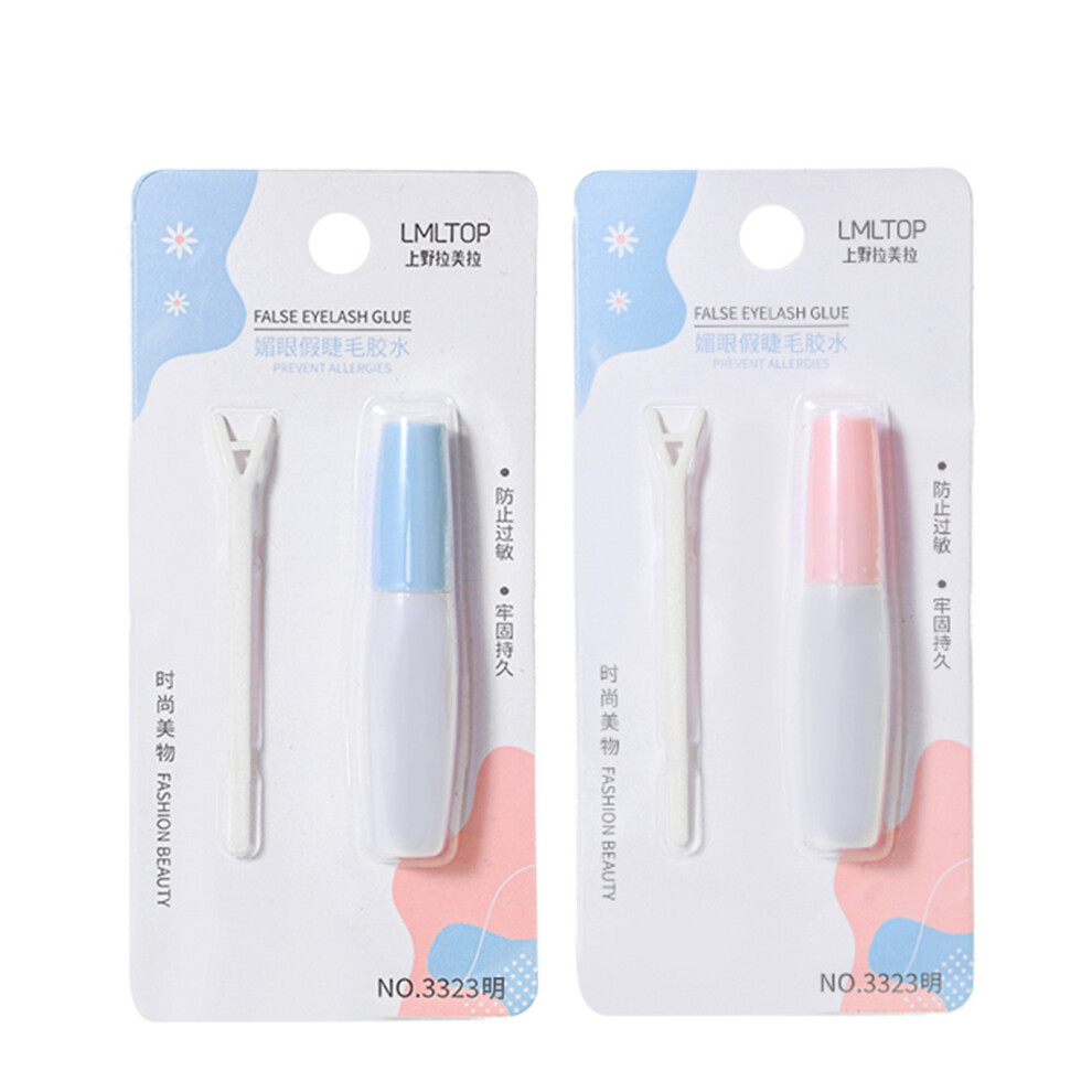 Roc-Electron (Transparent) False Eyelash Glue - Fast Drying, No Trace, Small Brush