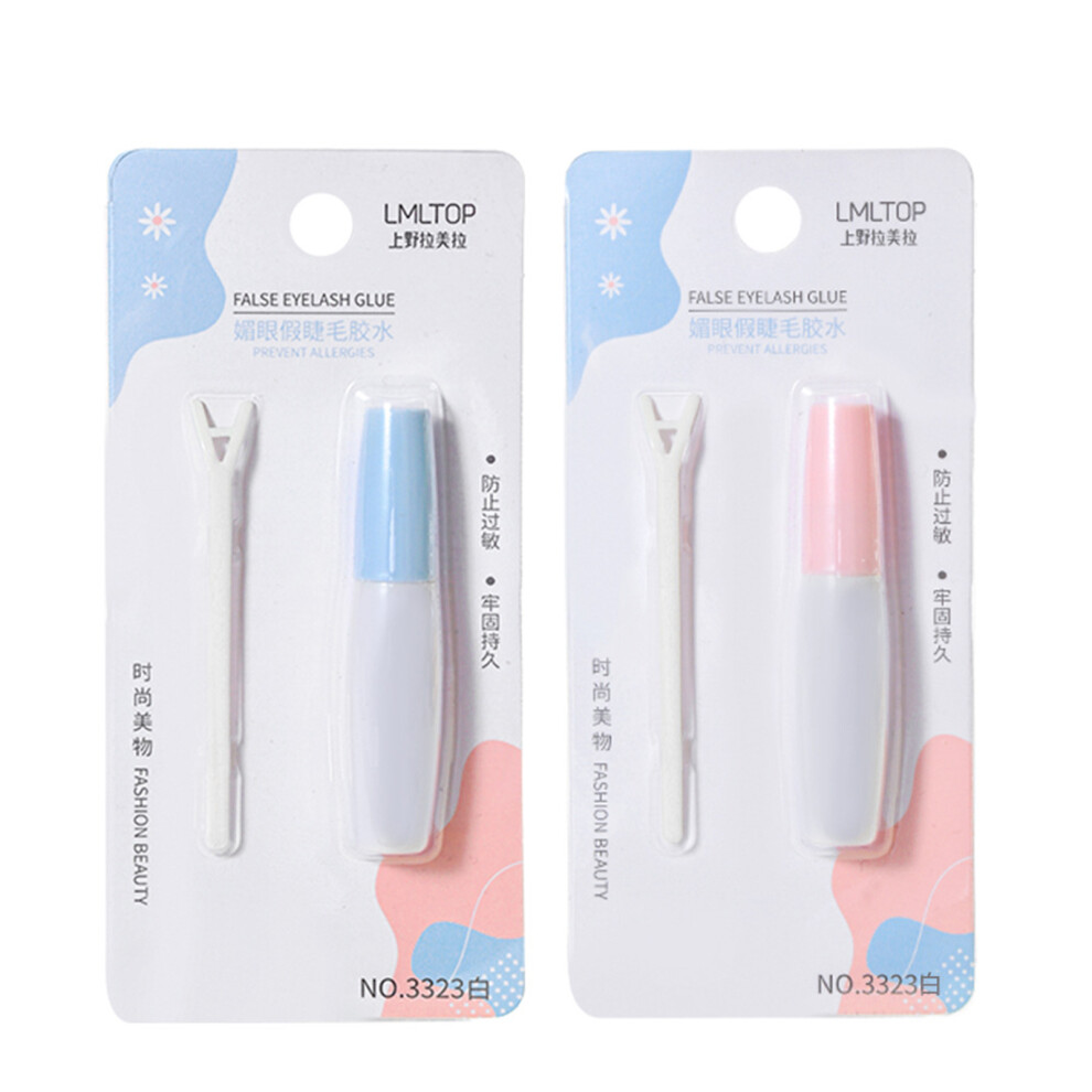 Roc-Electron (White) False Eyelash Glue - Fast Drying, No Trace, Small Brush