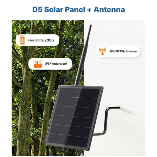 Solar Kit for Dev-Board, Waterproof Enclosure for Meshtastic/MeshCore LoRa Antenna with Heltec WiFi LoRa 32 V4 915MHz 2
