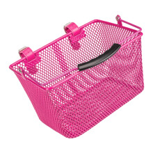 Přední košík na kolo Durability Irons s odnímatelnou rukojetí, odnímatelný košík na kola pro snadné přenášení a skladování
