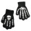 Άνδρες Γυναικεία Ha110ween Skeleton Sku11 Γάντια με Μισό Δάχτυλο που Λάμπουν στο Σκοτάδι 2