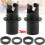 Air Pump Nozzle Valve Hose Adapter Connector 2 pcs 1