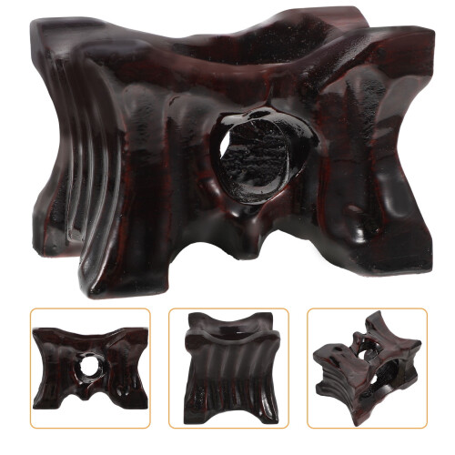 Support en bois pour boule de cristal avec support pour sphère (1 pièce)