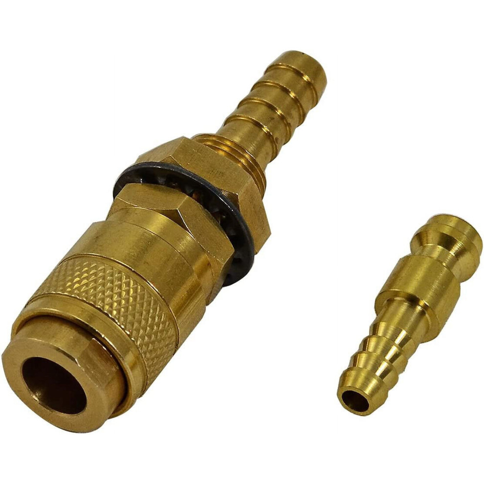 Tig Welding Gas & Water Quick Connector Fitting Hose Connector 1 Set Gold 9028731203140