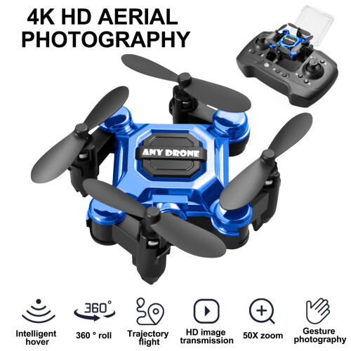 Pyaiiner Mini Drone4K Camera2.4G Wifi FPV Drone για αρχάριους Αναδιπλούμενο Drone για παιδιά με έλεγχο