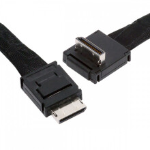 CY lefelé szögelt 90 fokos OcuLink PCIe4.0 PCI-Express SFF-8611 4i - SFF-8611 aktív adatkábel eGPU SSD-hez 80 cm