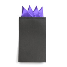 10 PCS Men Solid Plain Pocket Square Handkerchief Prefold Wedding Party Hanky
