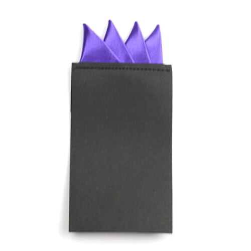 10 PCS Men Solid Plain Pocket Square Handkerchief Prefold Wedding Party Hanky