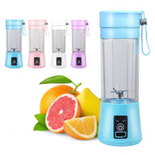 Bouteille mélangeur électrique de 380 ml, mixeur à fruits et légumes, bouteille mixeur portable pour smoothies, bouteille mélangeur