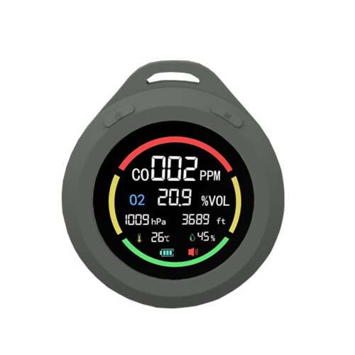 Φορητός ανιχνευτής οξυγόνου 6 σε 1 με CO2, υψόμετρο, βαρόμετρο, θερμοκρασία