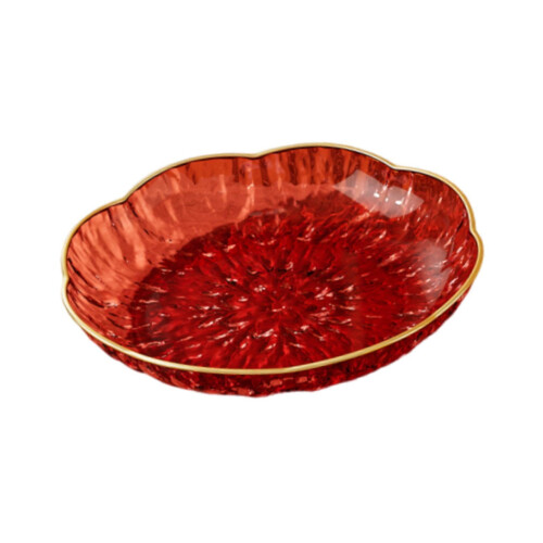 Διαφανές πιάτο φρούτων, πιάτο επιδόρπιο, επαναχρησιμοποιήσιμο, οικιακός